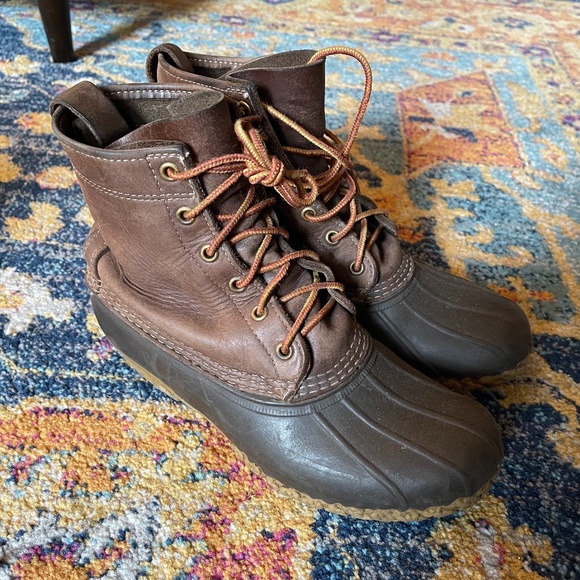 unlined duck boots